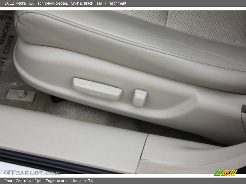 Crystal Black Pearl / Parchment 2012 Acura TSX Technology Sedan