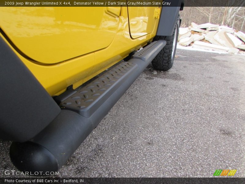 Detonator Yellow / Dark Slate Gray/Medium Slate Gray 2009 Jeep Wrangler Unlimited X 4x4