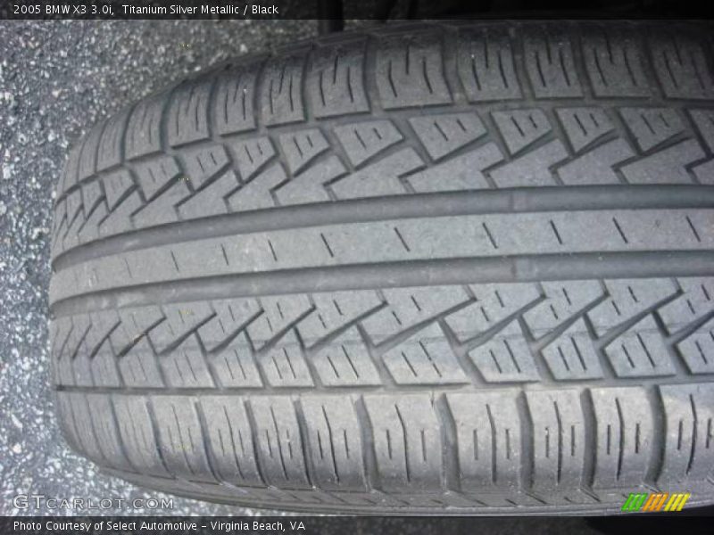 Titanium Silver Metallic / Black 2005 BMW X3 3.0i