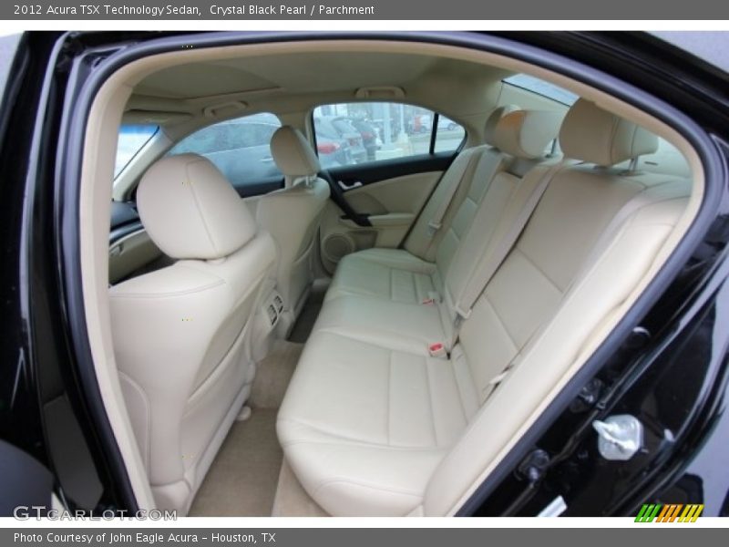 Crystal Black Pearl / Parchment 2012 Acura TSX Technology Sedan