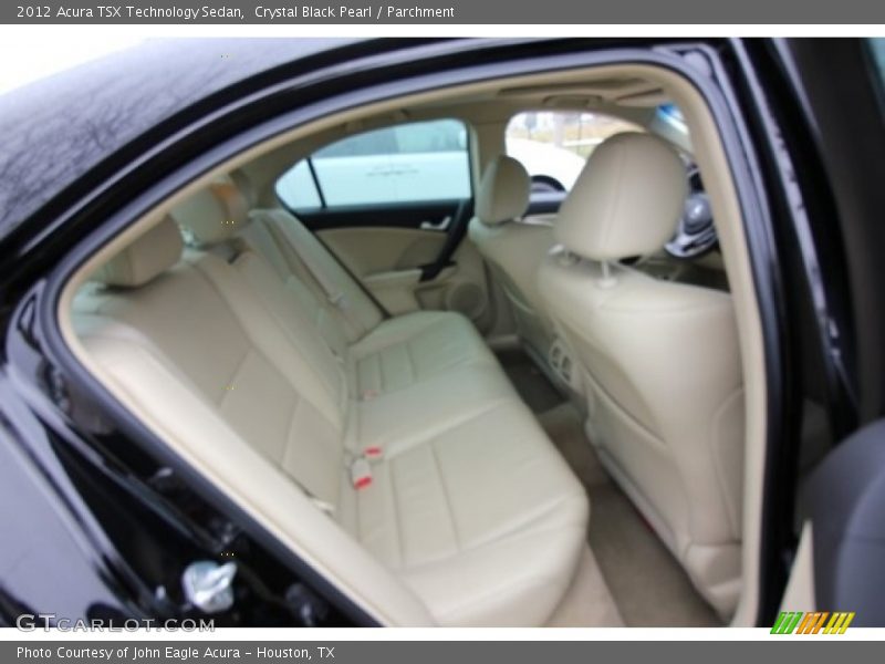 Crystal Black Pearl / Parchment 2012 Acura TSX Technology Sedan