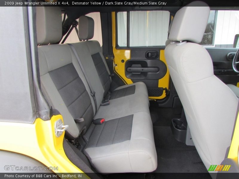 Detonator Yellow / Dark Slate Gray/Medium Slate Gray 2009 Jeep Wrangler Unlimited X 4x4