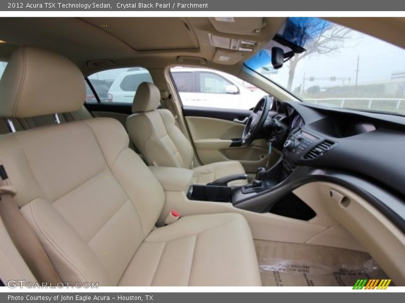 Crystal Black Pearl / Parchment 2012 Acura TSX Technology Sedan