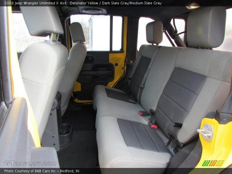 Detonator Yellow / Dark Slate Gray/Medium Slate Gray 2009 Jeep Wrangler Unlimited X 4x4