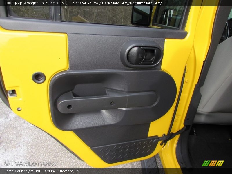 Detonator Yellow / Dark Slate Gray/Medium Slate Gray 2009 Jeep Wrangler Unlimited X 4x4