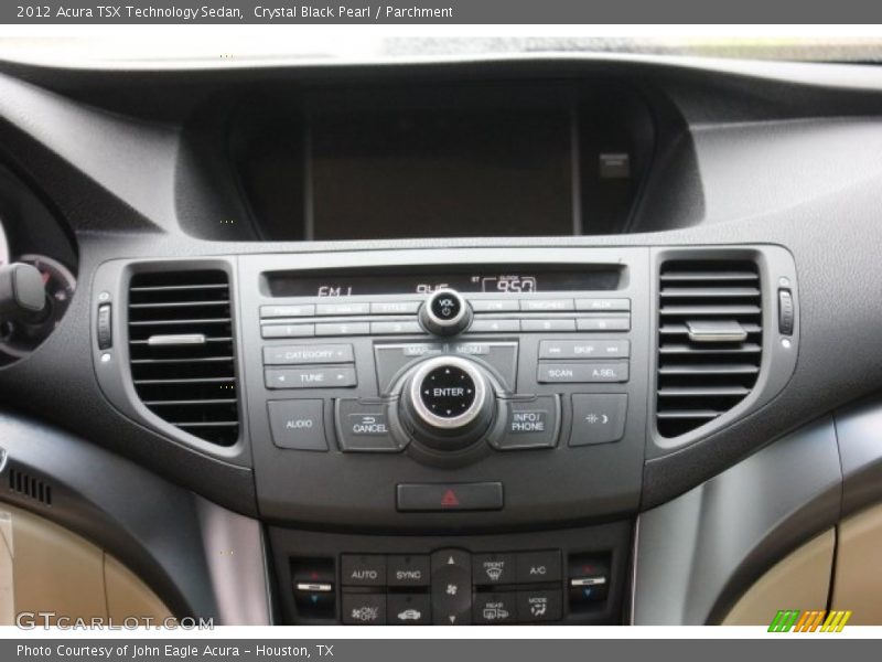 Crystal Black Pearl / Parchment 2012 Acura TSX Technology Sedan