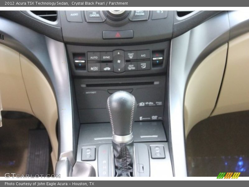 Crystal Black Pearl / Parchment 2012 Acura TSX Technology Sedan