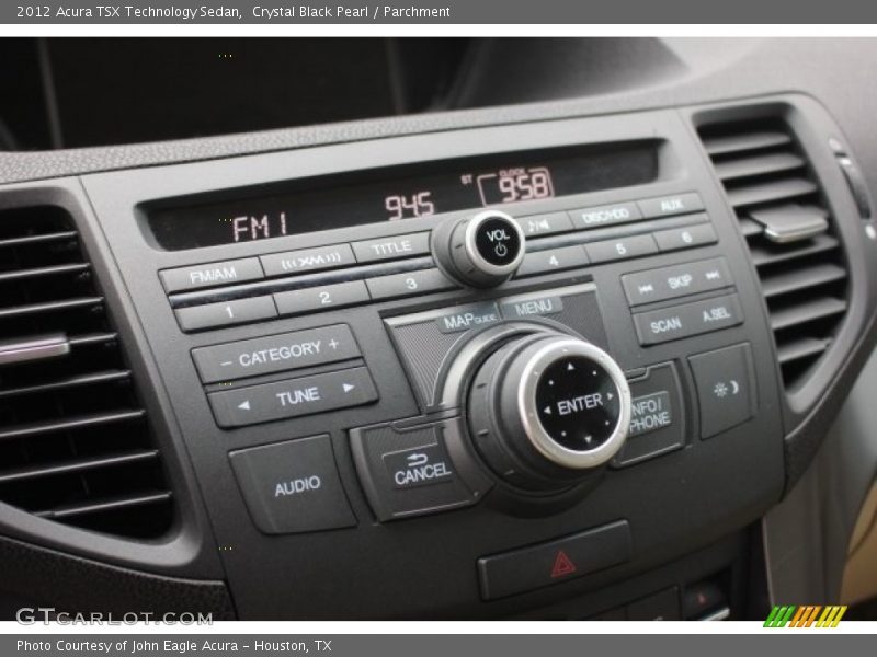 Crystal Black Pearl / Parchment 2012 Acura TSX Technology Sedan