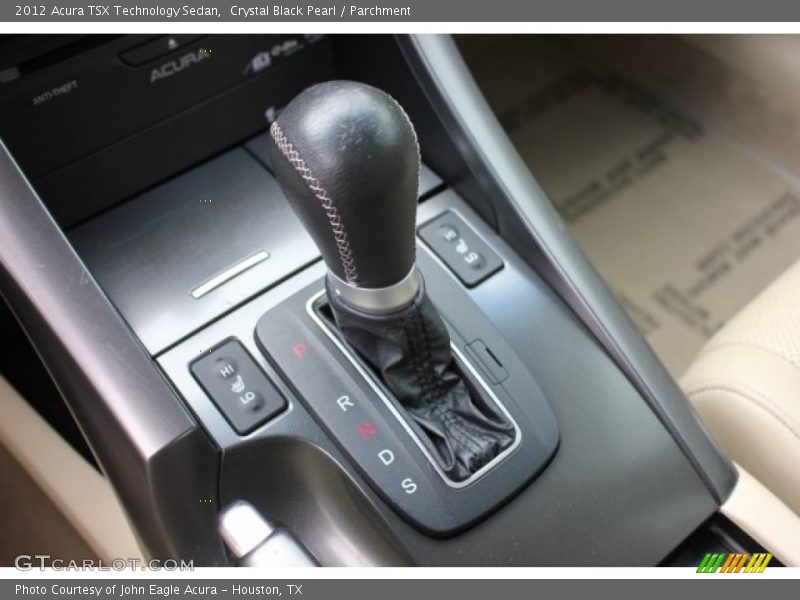Crystal Black Pearl / Parchment 2012 Acura TSX Technology Sedan