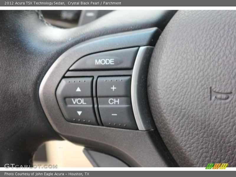 Crystal Black Pearl / Parchment 2012 Acura TSX Technology Sedan