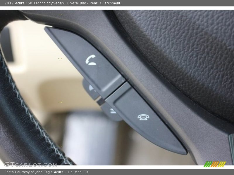 Crystal Black Pearl / Parchment 2012 Acura TSX Technology Sedan