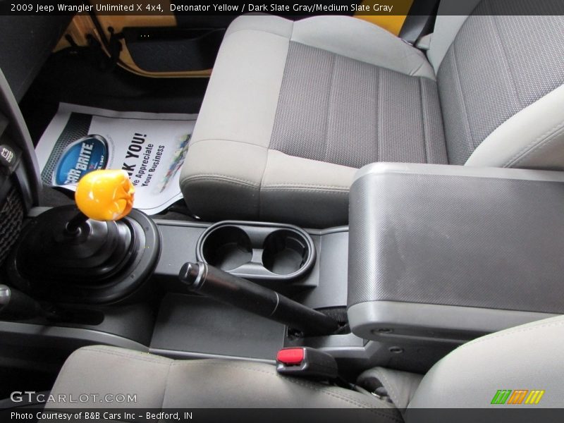 Detonator Yellow / Dark Slate Gray/Medium Slate Gray 2009 Jeep Wrangler Unlimited X 4x4