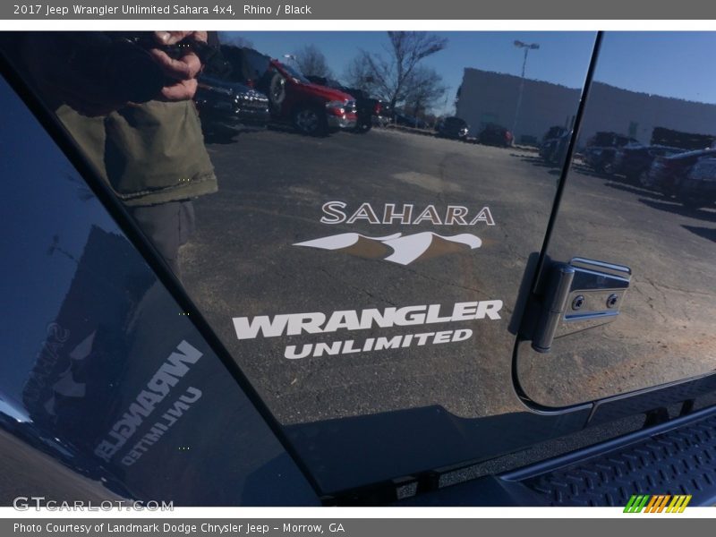 Rhino / Black 2017 Jeep Wrangler Unlimited Sahara 4x4