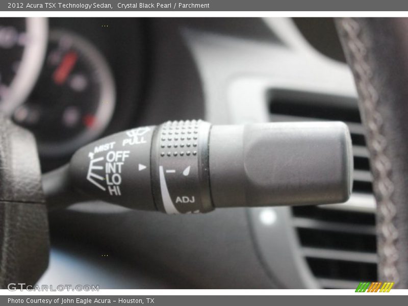 Crystal Black Pearl / Parchment 2012 Acura TSX Technology Sedan