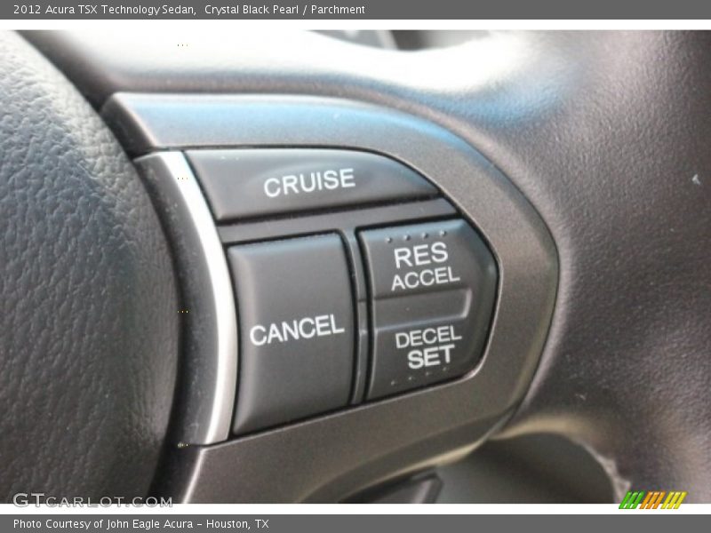 Crystal Black Pearl / Parchment 2012 Acura TSX Technology Sedan