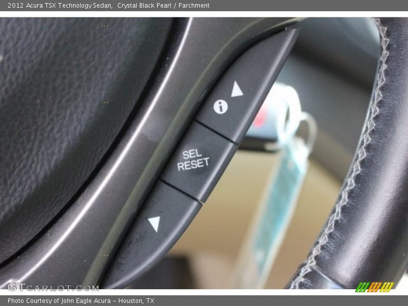 Crystal Black Pearl / Parchment 2012 Acura TSX Technology Sedan