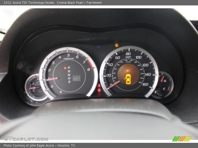 Crystal Black Pearl / Parchment 2012 Acura TSX Technology Sedan