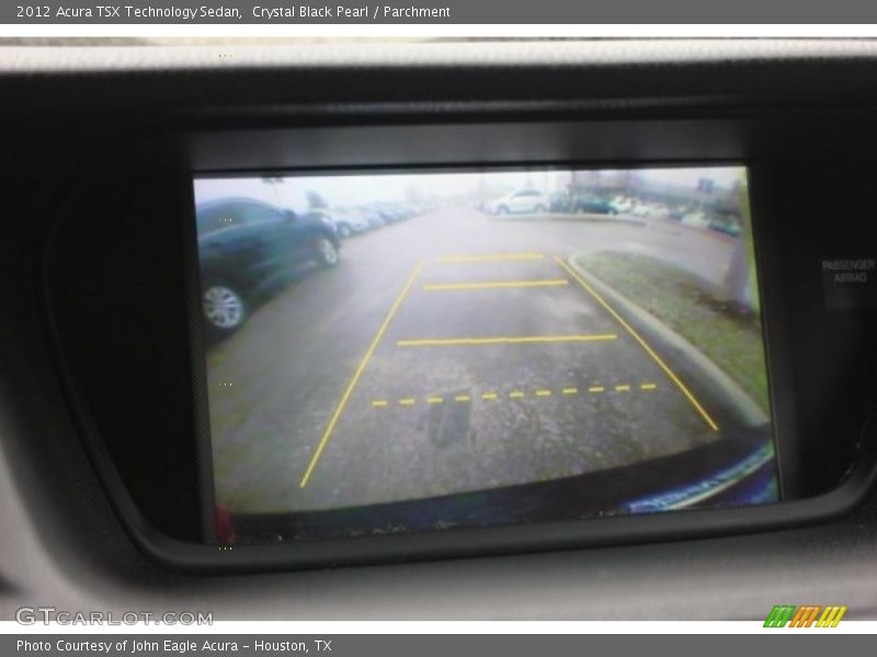 Crystal Black Pearl / Parchment 2012 Acura TSX Technology Sedan