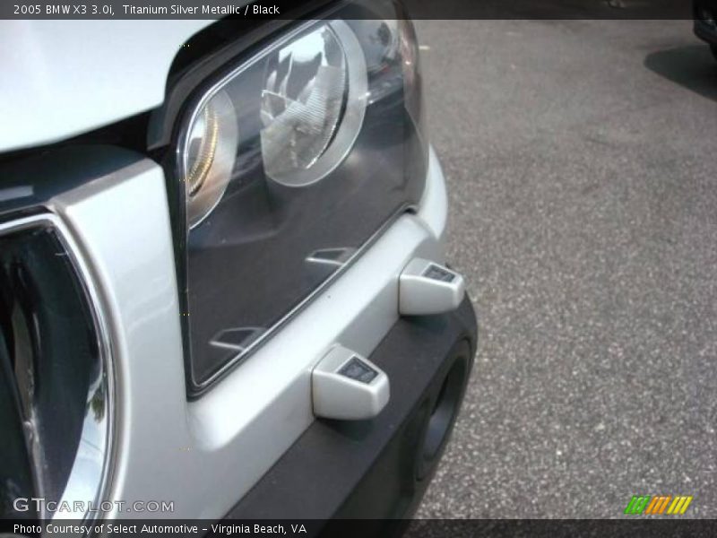 Titanium Silver Metallic / Black 2005 BMW X3 3.0i