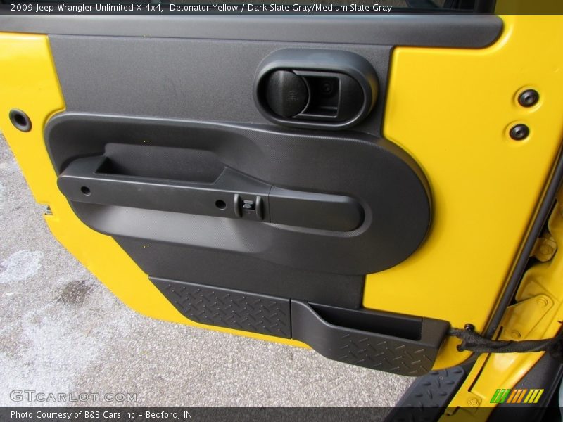 Detonator Yellow / Dark Slate Gray/Medium Slate Gray 2009 Jeep Wrangler Unlimited X 4x4