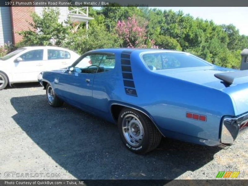 Blue Metallic / Blue 1971 Plymouth Satellite Road Runner