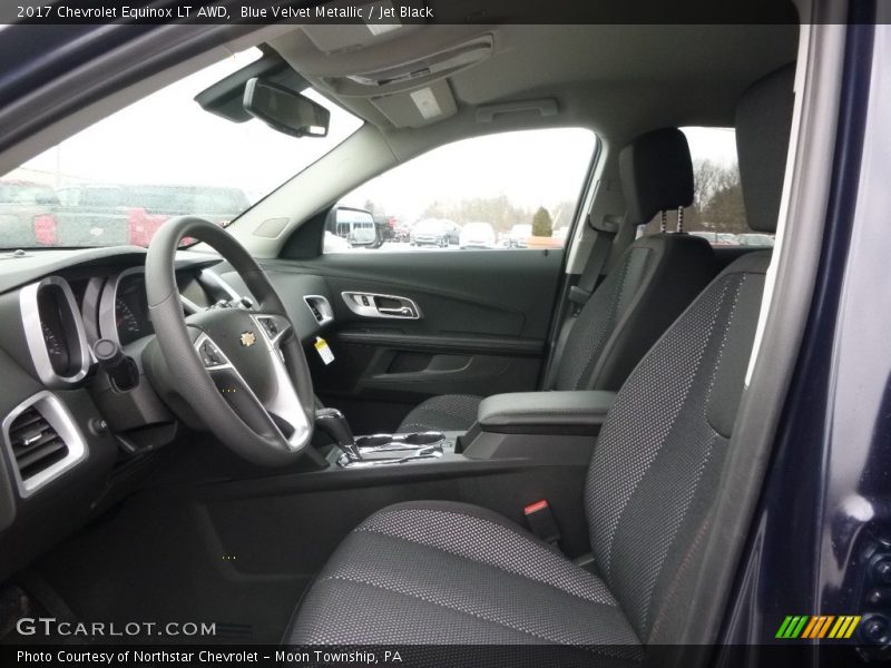Blue Velvet Metallic / Jet Black 2017 Chevrolet Equinox LT AWD