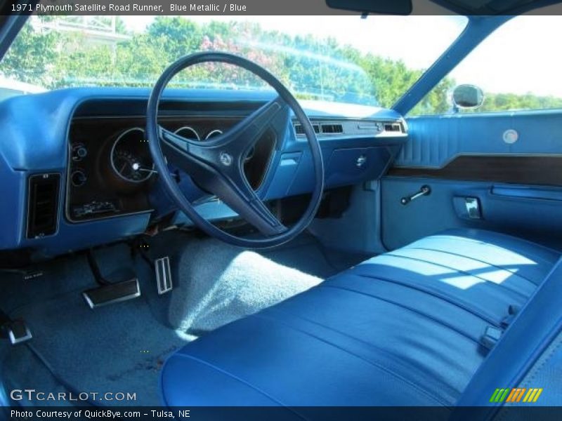  1971 Satellite Road Runner Blue Interior