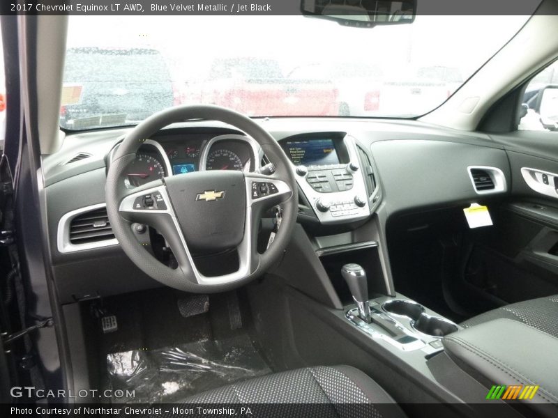 Blue Velvet Metallic / Jet Black 2017 Chevrolet Equinox LT AWD
