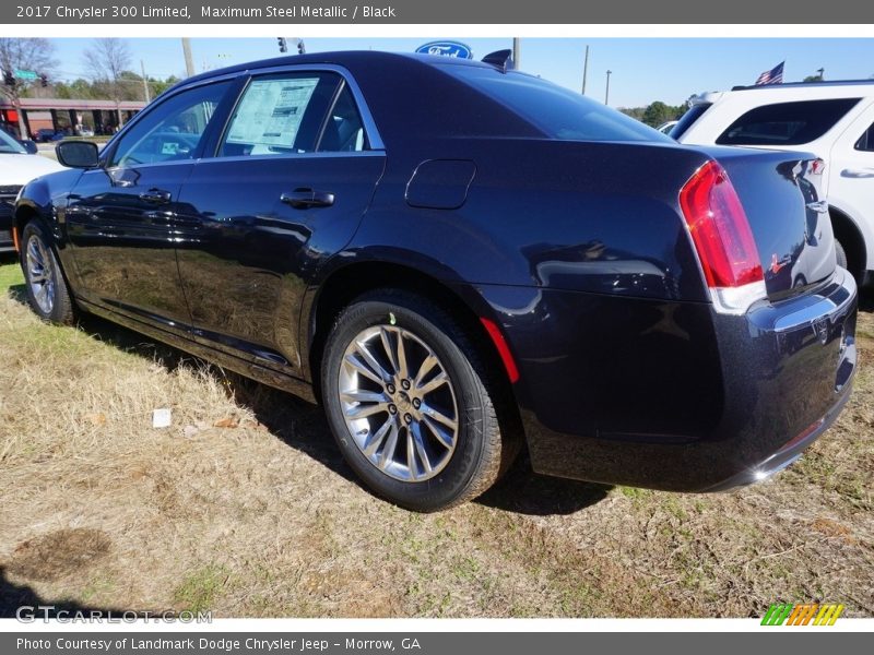 Maximum Steel Metallic / Black 2017 Chrysler 300 Limited