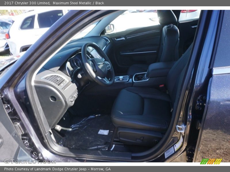 Maximum Steel Metallic / Black 2017 Chrysler 300 Limited