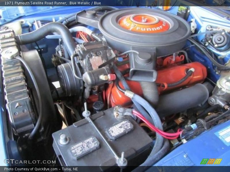  1971 Satellite Road Runner Engine - 383ci OHV 16-Valve V8
