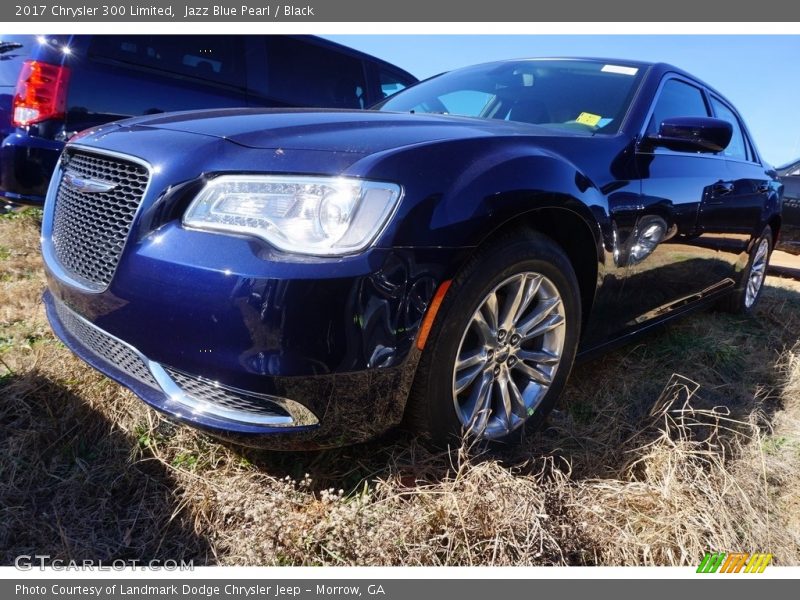 Jazz Blue Pearl / Black 2017 Chrysler 300 Limited