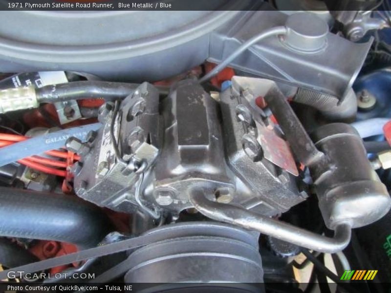  1971 Satellite Road Runner Engine - 383ci OHV 16-Valve V8