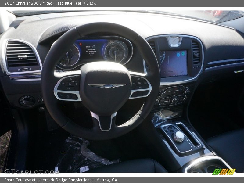Jazz Blue Pearl / Black 2017 Chrysler 300 Limited