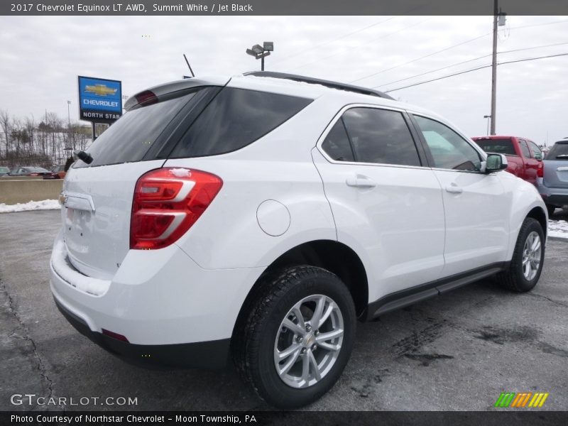Summit White / Jet Black 2017 Chevrolet Equinox LT AWD