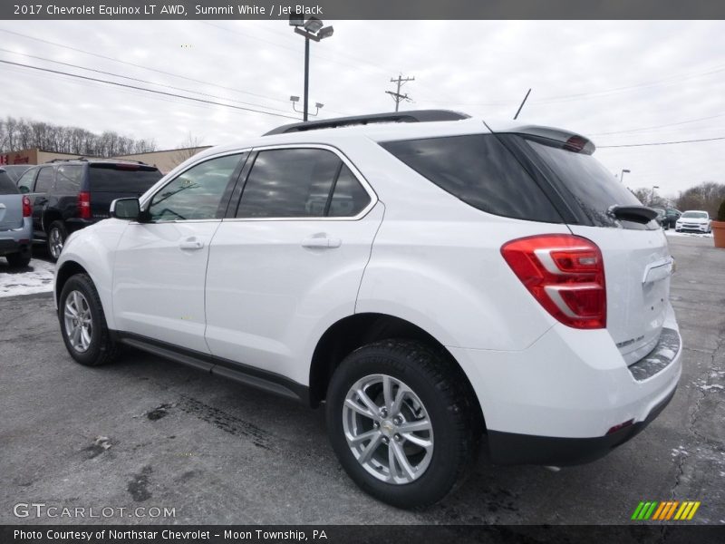 Summit White / Jet Black 2017 Chevrolet Equinox LT AWD