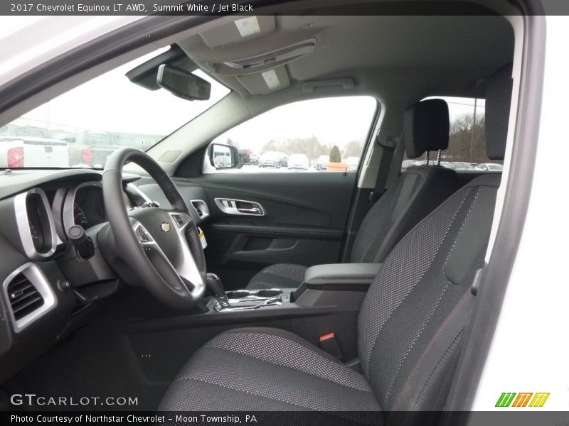 Summit White / Jet Black 2017 Chevrolet Equinox LT AWD