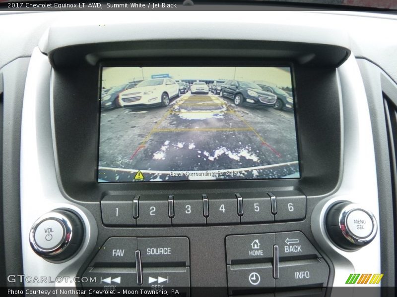 Summit White / Jet Black 2017 Chevrolet Equinox LT AWD