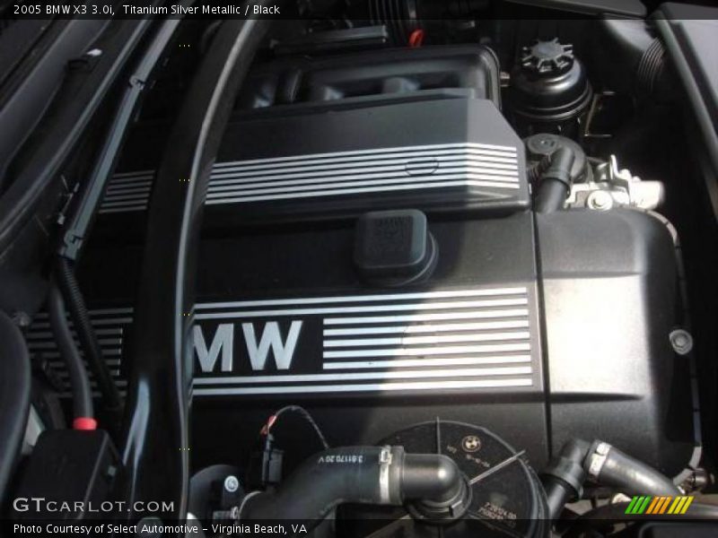 Titanium Silver Metallic / Black 2005 BMW X3 3.0i