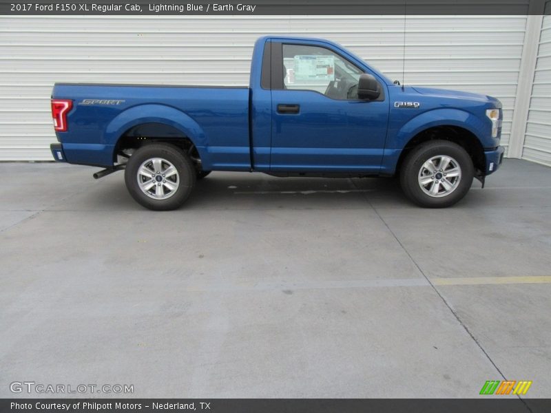 Lightning Blue / Earth Gray 2017 Ford F150 XL Regular Cab