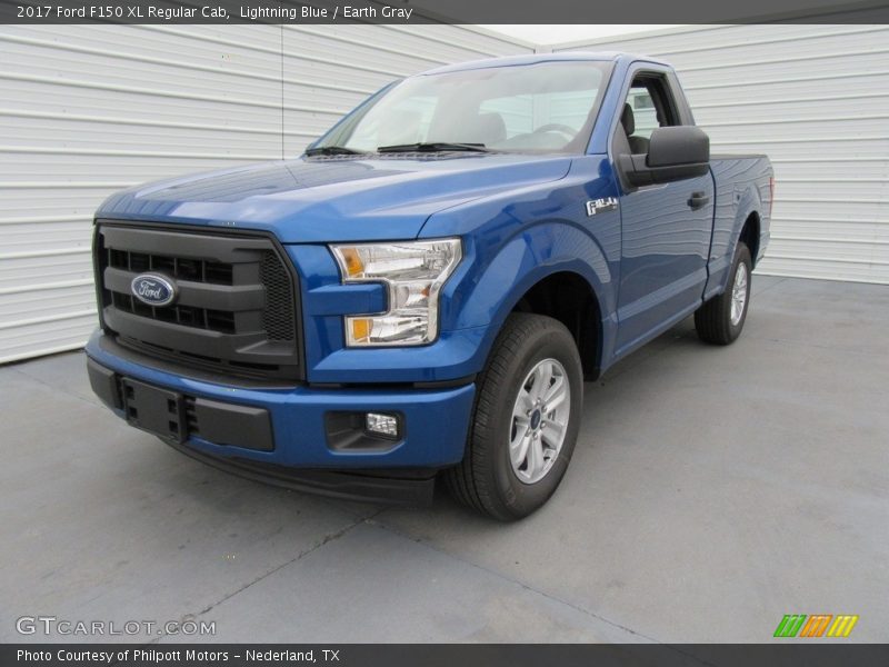 Lightning Blue / Earth Gray 2017 Ford F150 XL Regular Cab