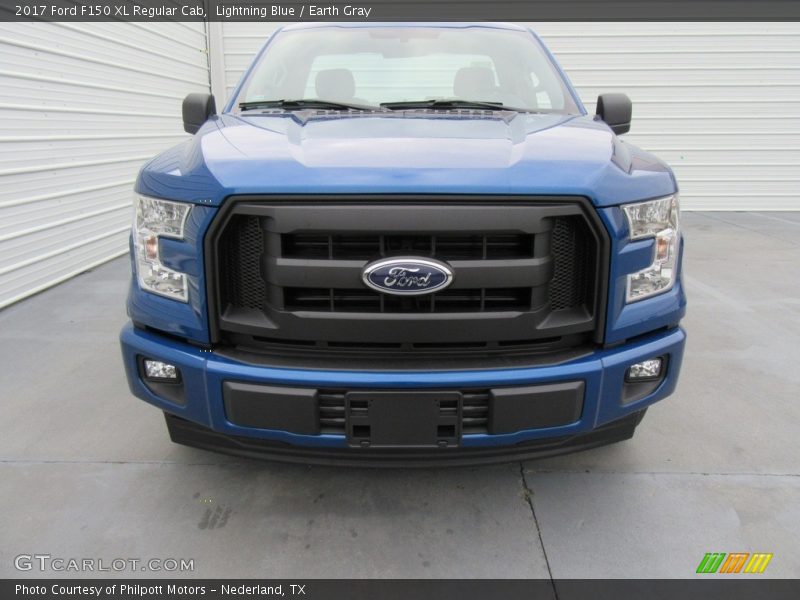 Lightning Blue / Earth Gray 2017 Ford F150 XL Regular Cab