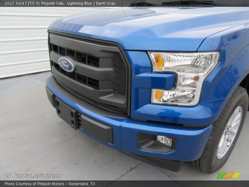 Lightning Blue / Earth Gray 2017 Ford F150 XL Regular Cab