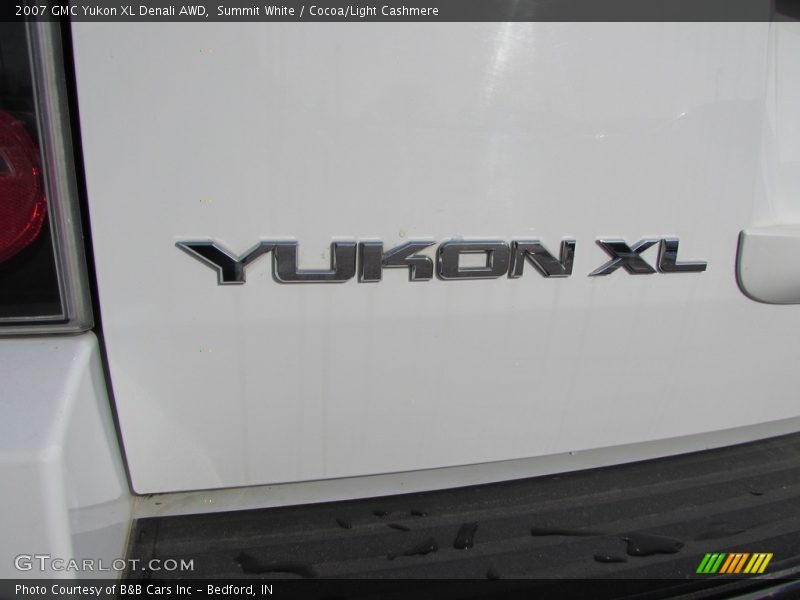 Summit White / Cocoa/Light Cashmere 2007 GMC Yukon XL Denali AWD