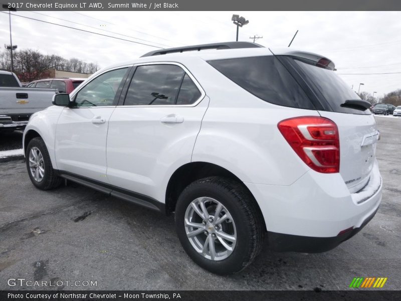 Summit White / Jet Black 2017 Chevrolet Equinox LT AWD