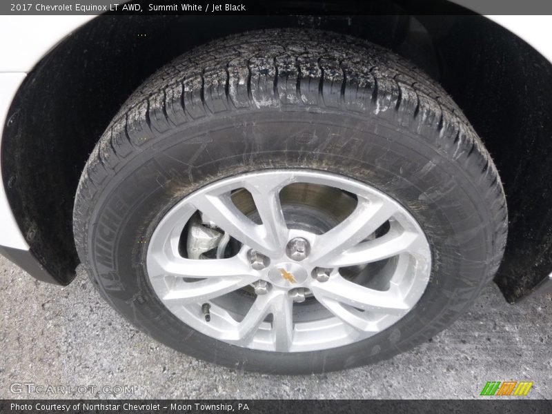 Summit White / Jet Black 2017 Chevrolet Equinox LT AWD