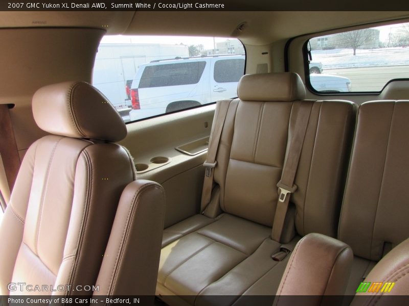 Summit White / Cocoa/Light Cashmere 2007 GMC Yukon XL Denali AWD