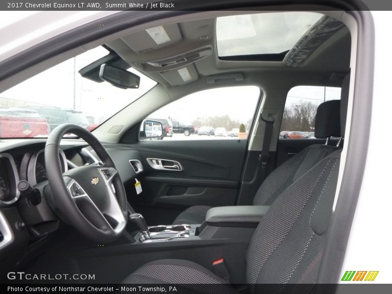 Summit White / Jet Black 2017 Chevrolet Equinox LT AWD