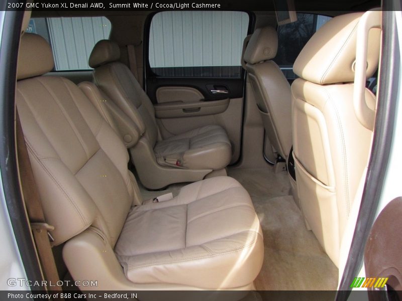 Summit White / Cocoa/Light Cashmere 2007 GMC Yukon XL Denali AWD