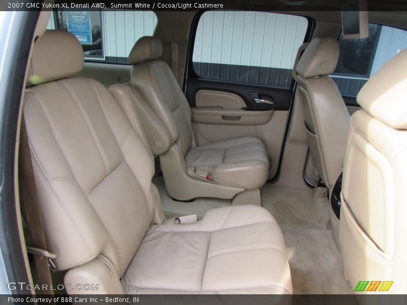 Summit White / Cocoa/Light Cashmere 2007 GMC Yukon XL Denali AWD